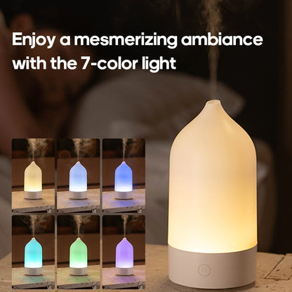 New Aroma Diffuser 120ml Portable Silent Air Humidifier Colorful Night Light Essential Oil Diffuser for Room Home
