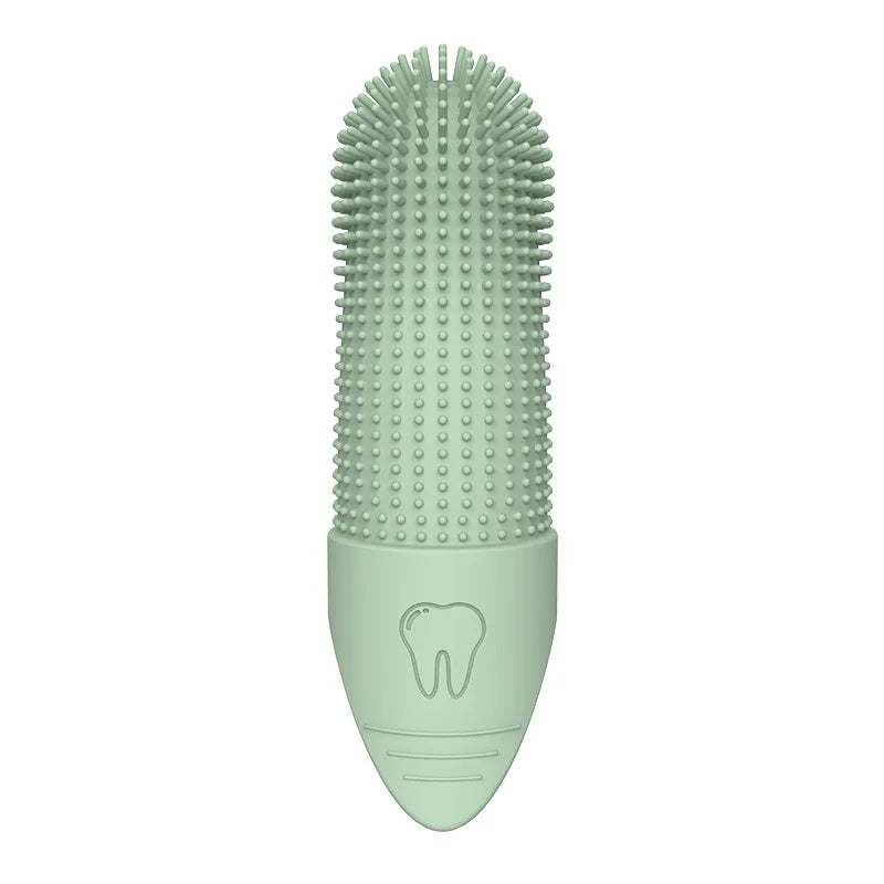 Soft Silica Gel Toothbrush For Dog and Cat Dental Kit: 3 Food Grade Silicone Dog and Cat Finger Toothbrushes For 360 Cleanings
