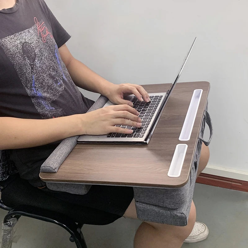 Student Dormitory Writing Desk Laptop Computer Desk Office Furniture Bed Table Folding Table Soft Bottom Cushion Table