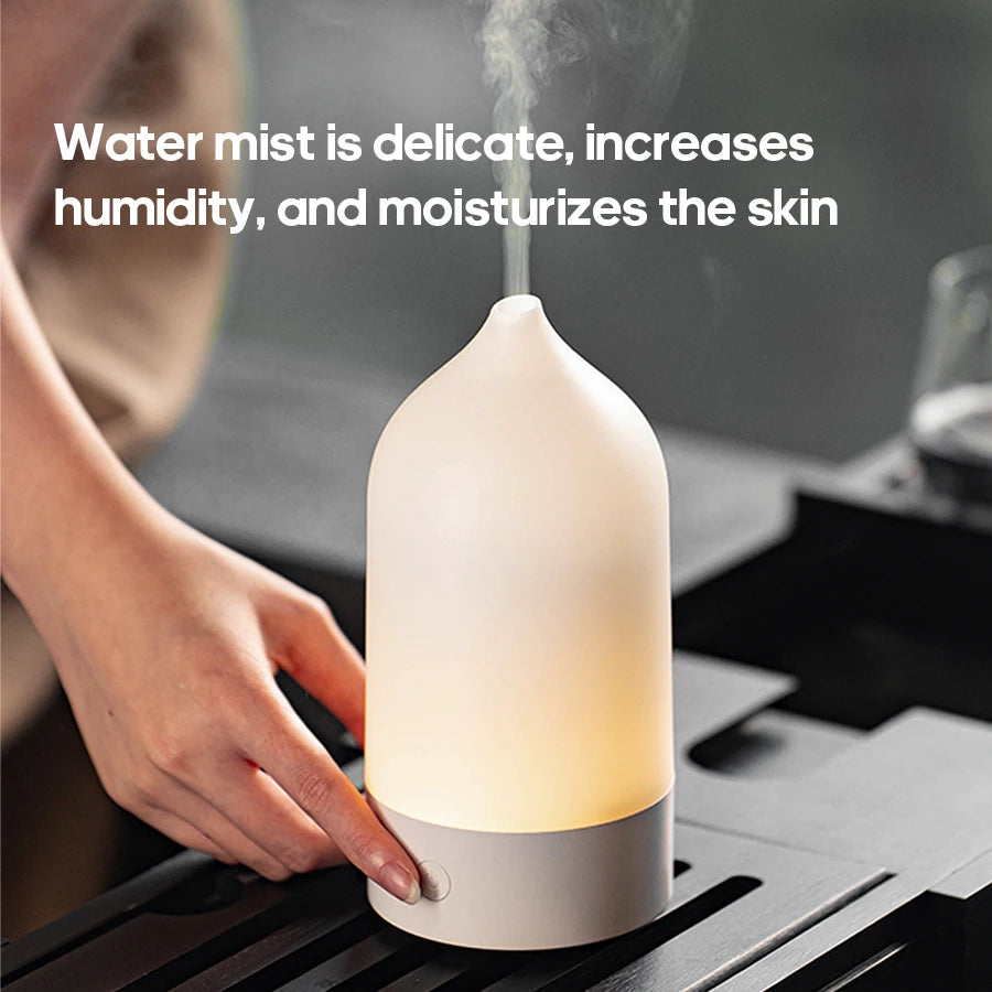 New Aroma Diffuser 120ml Portable Silent Air Humidifier Colorful Night Light Essential Oil Diffuser for Room Home