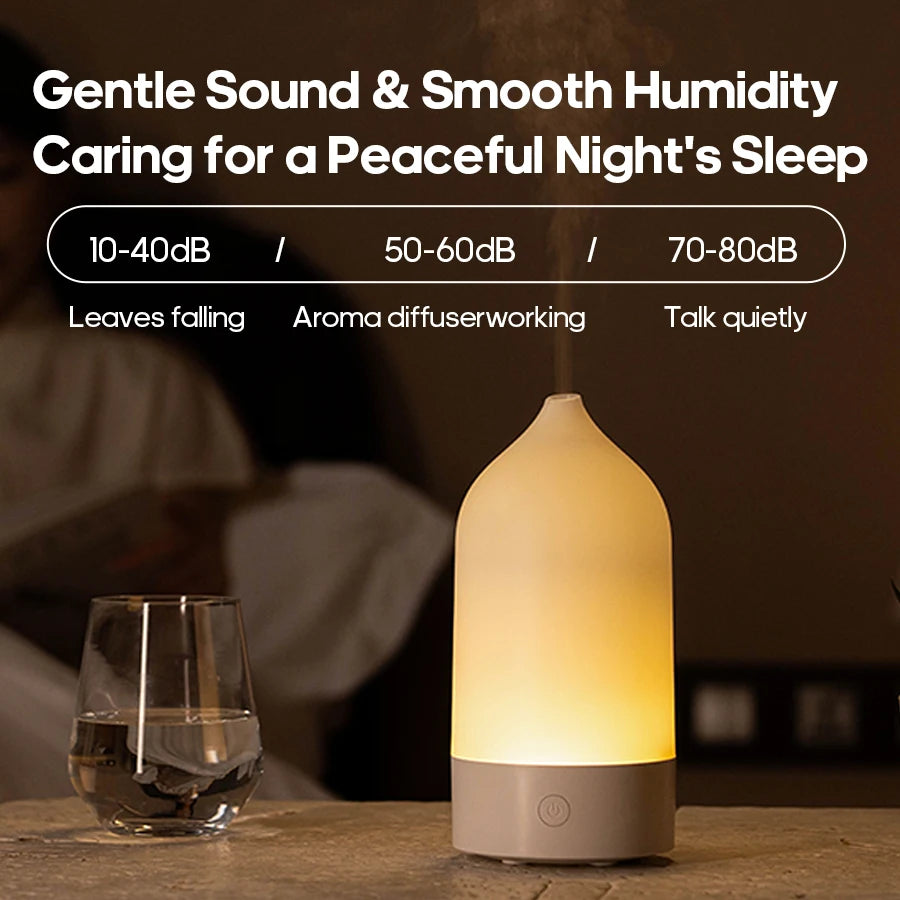 New Aroma Diffuser 120ml Portable Silent Air Humidifier Colorful Night Light Essential Oil Diffuser for Room Home