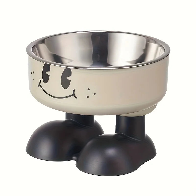 Elevated Dog Cat Bowl Stainless Steel Food Water Bowls Raised No Spill Pet Feeder Bowl for Puppy Small Medium Large Dogs Cats