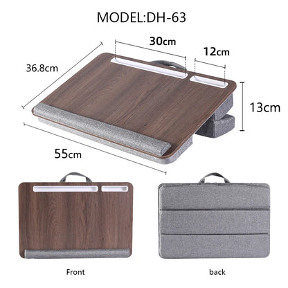 Student Dormitory Writing Desk Laptop Computer Desk Office Furniture Bed Table Folding Table Soft Bottom Cushion Table