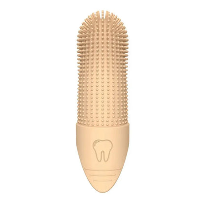 Dog Toothbrush 360° Cleaning Finger Toothbrush for Dogs Food Grade Silicone Dog Finger Toothbrush for Dogs Cat Dental Care
