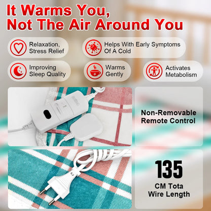 110V or 220V Electric Blanket Thicker Heaters Electrica Smart Control Heated Blanket Winter Carpet Mats for Houshold Bedroom Use