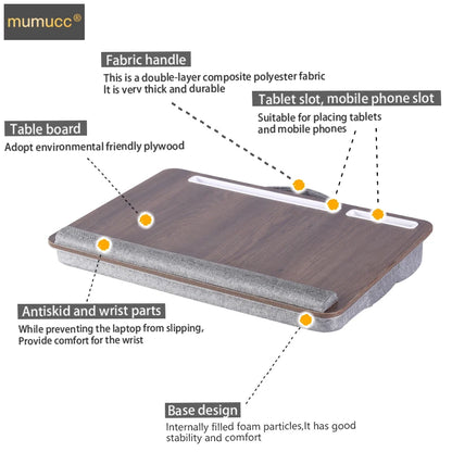 Student Dormitory Writing Desk Laptop Computer Desk Office Furniture Bed Table Folding Table Soft Bottom Cushion Table
