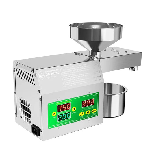 Intelligent Household Oil Press Extract Oil B01S Stainless Steel Kitchen Appliance for Healthy Cooking Touch Oil Press Machine