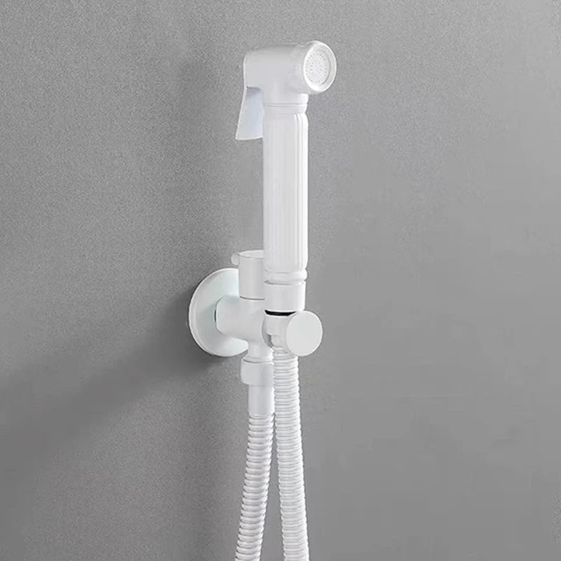 Brass Handheld Toilet bidet sprayer set Accessories Black Bidet Faucet for Bathroom sprayer shower head self cleaning White