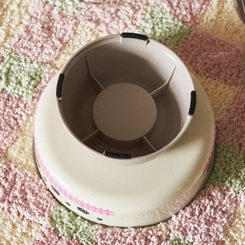 Elevated Stainless Steel Pet Bowl for Cats Dogs, Neck Protection High Foot Bowl, Large Capacity Food Water Feeding Bowl