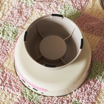 Elevated Stainless Steel Pet Bowl for Cats Dogs, Neck Protection High Foot Bowl, Large Capacity Food Water Feeding Bowl