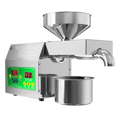 Intelligent Household Oil Press Extract Oil B01S Stainless Steel Kitchen Appliance for Healthy Cooking Touch Oil Press Machine