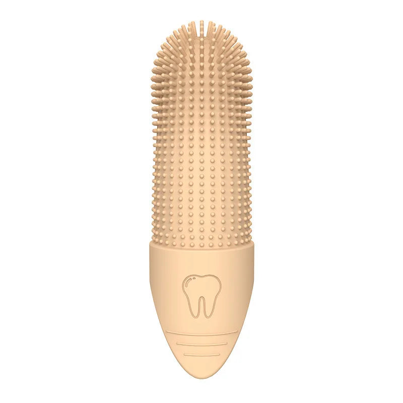 Soft Silica Gel Toothbrush For Dog and Cat Dental Kit: 3 Food Grade Silicone Dog and Cat Finger Toothbrushes For 360 Cleanings