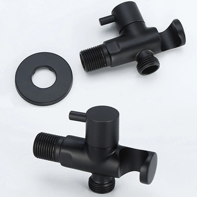 Brass Handheld Toilet bidet sprayer set Accessories Black Bidet Faucet for Bathroom sprayer shower head self cleaning White