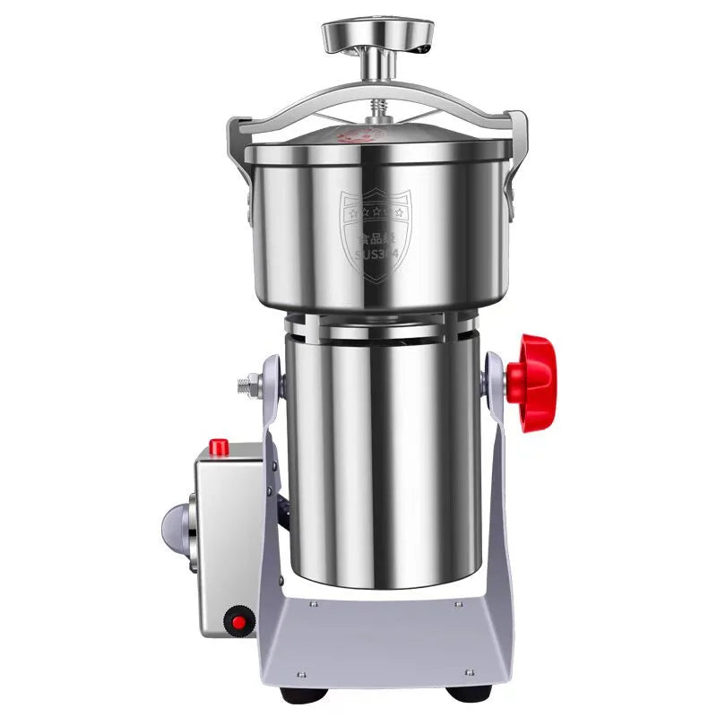 800G/1000G Household Electric Grain Crusher-High-Capacity 304 Stainless Steel Grinder High-Speed Electric Machine Sliver Home