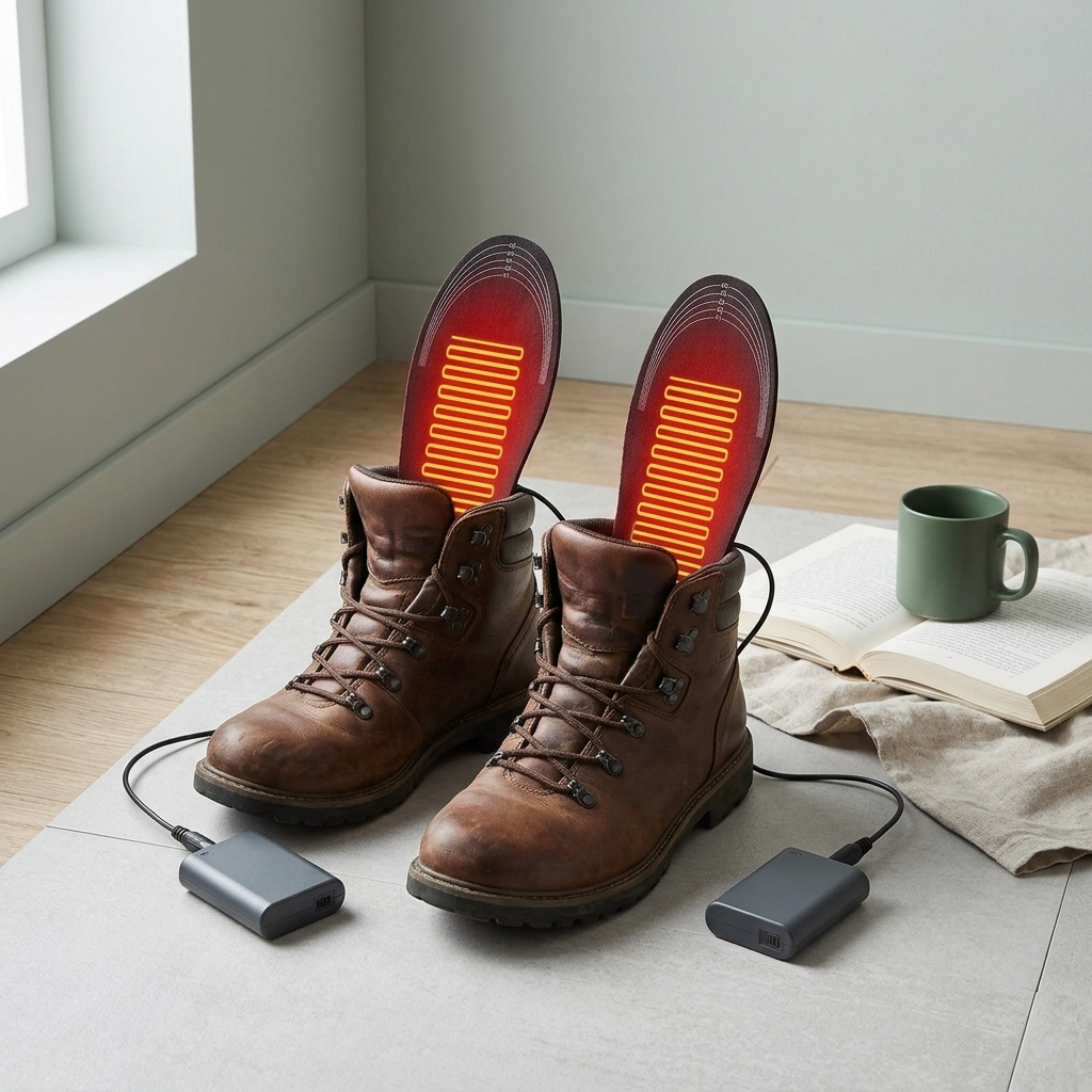 Insoles Heated USB Electric Foot Warming Pad Feet Warmer Pad Mat Winter Outdoor Sports Heating Insoles Winter Warm