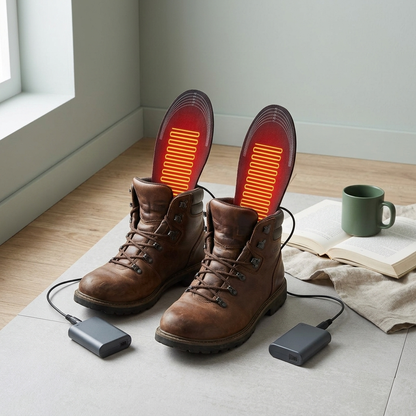 Insoles Heated USB Electric Foot Warming Pad Feet Warmer Pad Mat Winter Outdoor Sports Heating Insoles Winter Warm