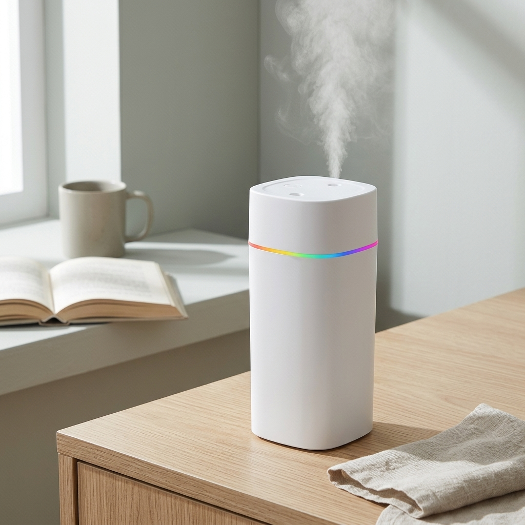 Portable USB Cool Mist Nano Sprayer 600ml Aroma Oil Diffuser for Home Car Electric Air Humidifier Mist Maker Light Aromatherapy