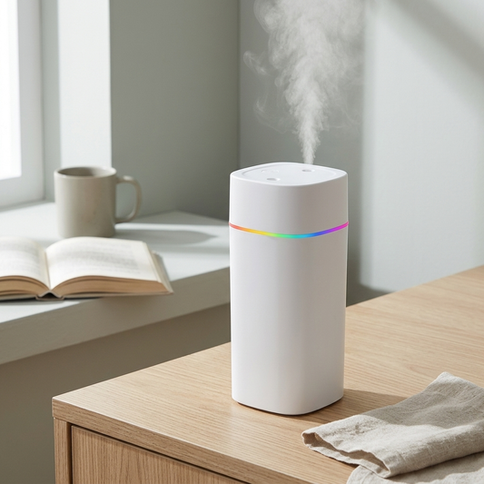 Portable USB Cool Mist Nano Sprayer 600ml Aroma Oil Diffuser for Home Car Electric Air Humidifier Mist Maker Light Aromatherapy