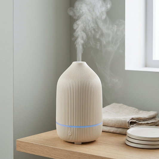 USB Powered Ultrasonic Aroma Diffuser 7 Colors LED Light Portable Essential Oil Humidifier for Home Office Desk