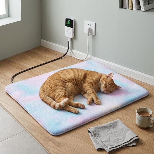 Waterproof Pet Heating Pad Electric Blanket Dog Cat Winter Warmer Pad Adjustable Temperature Dog Mattress US/UK/EU