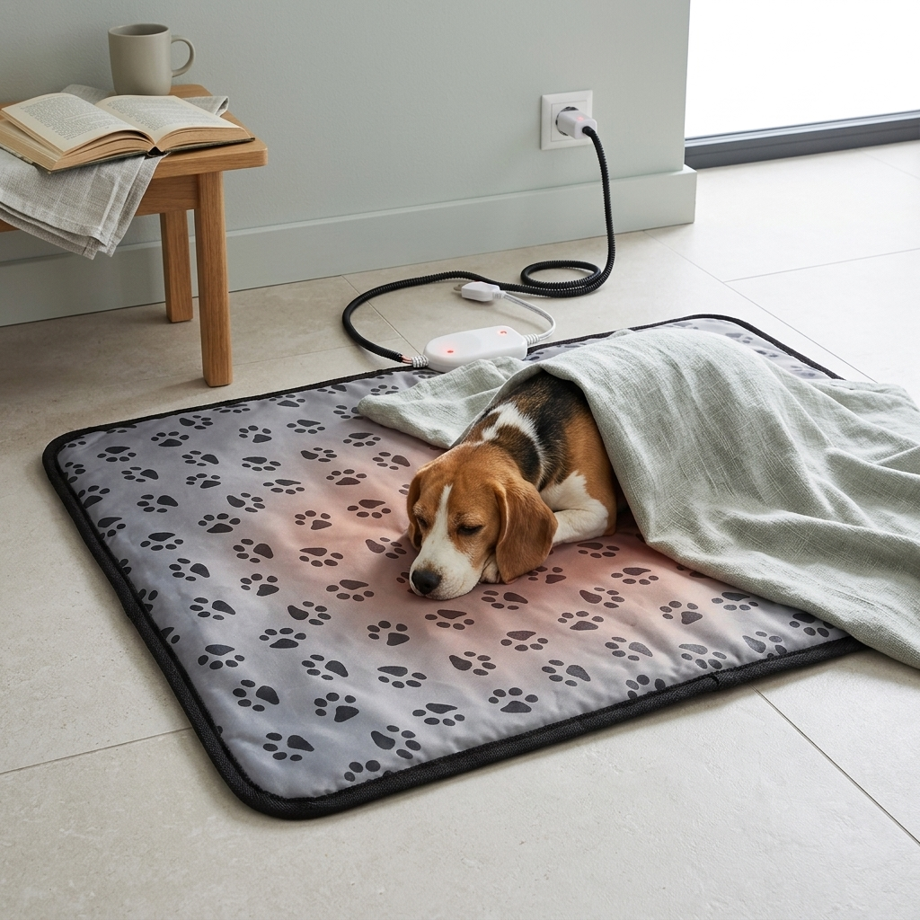 Winter Pet Heating Blanket Waterproof Wearable Wear Resistant Temperature Warm Cat Dog Mattress Indoor Heating Pad Pet Supplies