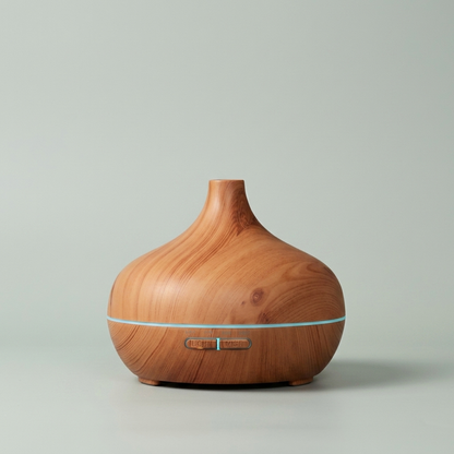 The wood grain diffuser on a plain background.